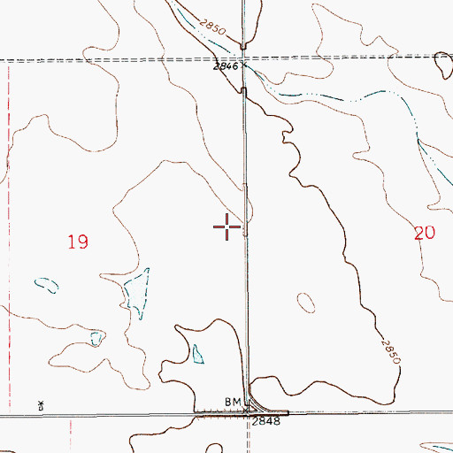 Topographic Map of Lilac School (historical), MT