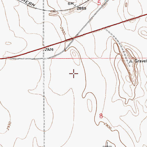 Topographic Map of Gildford Pit (historical), MT