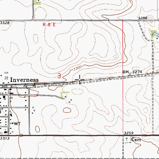 Topographic Map of Austin (historical), MT