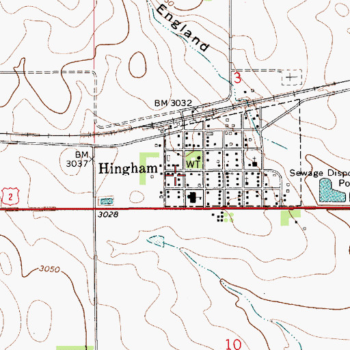 Topographic Map of Evangelical Chapel (historical), MT