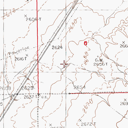 Topographic Map of Neuwerth Coulee, MT