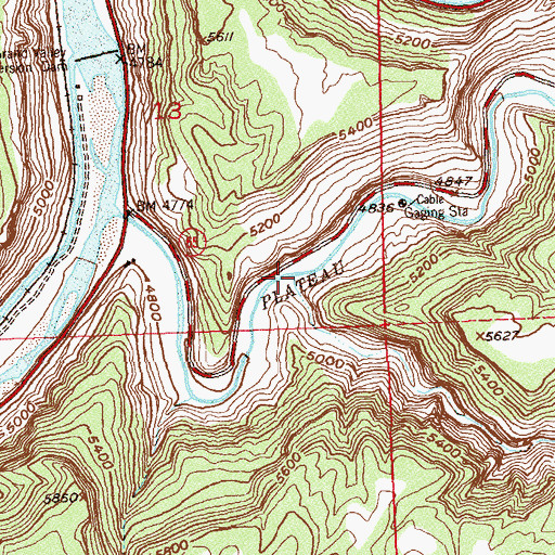 Topographic Map of Big Wash, CO