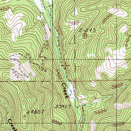 Topographic Map of Sourdough Creek Fishing Access Site, MT