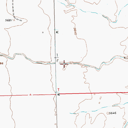 Topographic Map of To-bil-hask-idi Wash, NM