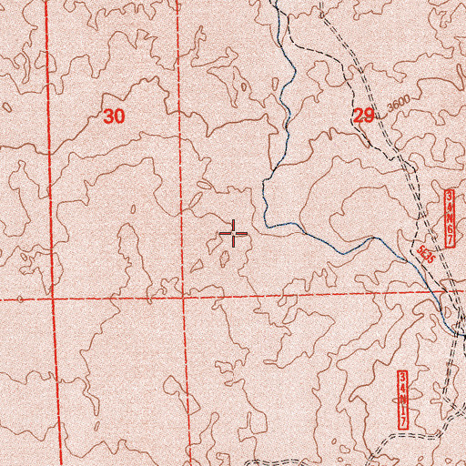 Topographic Map of Wilson Reservoir, CA