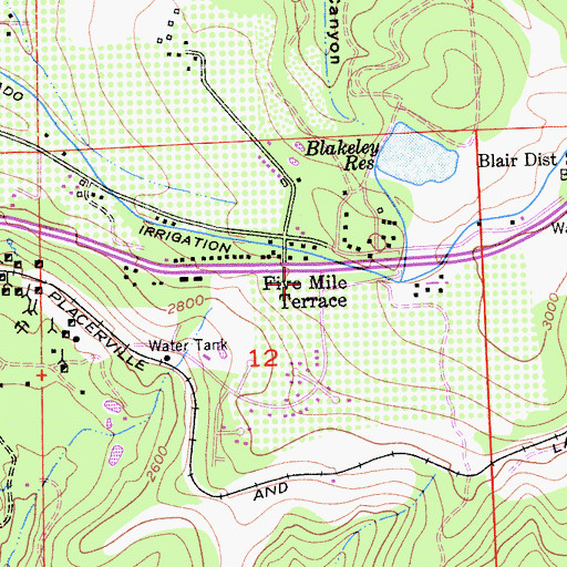 Topographic Map of Eldorado National Forest Visitors Center, CA