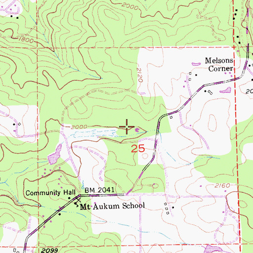 Topographic Map of Pioneer Elementary School, CA