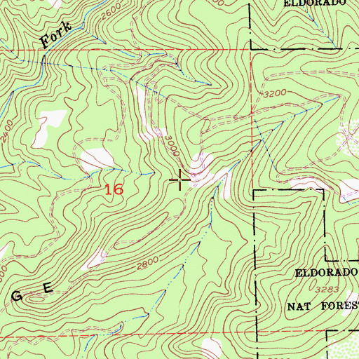 Topographic Map of Rancho del Sol, CA