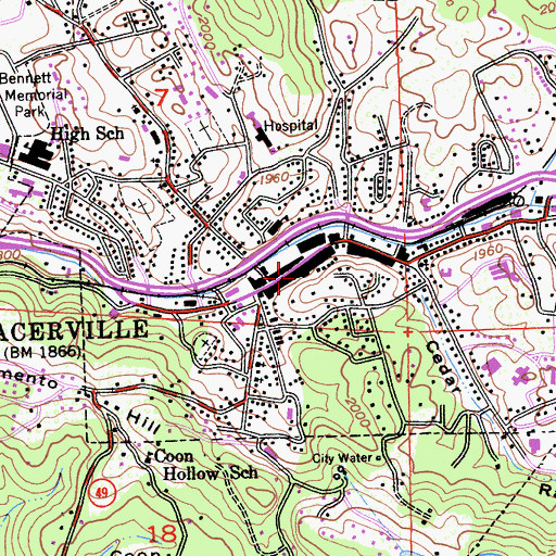 Topographic Map of Sigwarts Opera House, CA