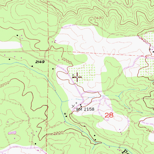 Topographic Map of Windwalker Vineyard, CA