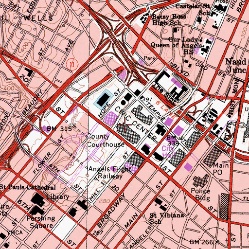 Topographic Map of Paseo De Los Pobladores, CA
