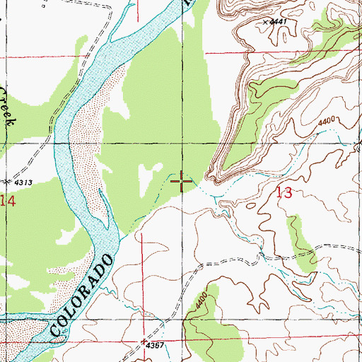 Topographic Map of Jones Canyon, UT