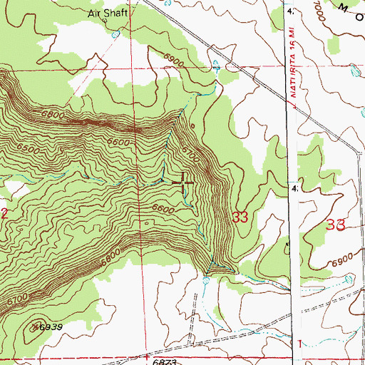 Topographic Map of Fawn Springs Number Twenty-nine Mine, CO