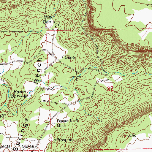 Topographic Map of Obnoxious Mine, CO