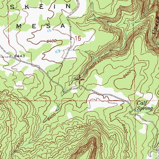 Topographic Map of Solitaire and Jack Pot Claims Group Mine, CO