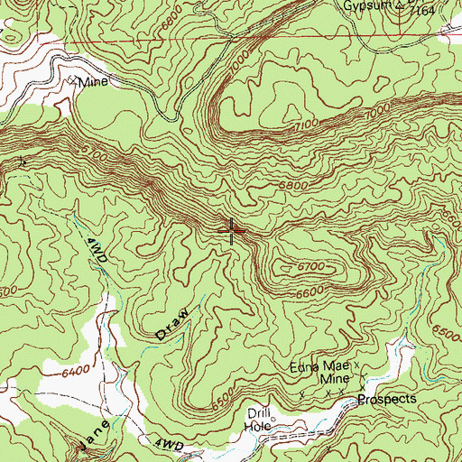 Topographic Map of McKee Group Mine, CO