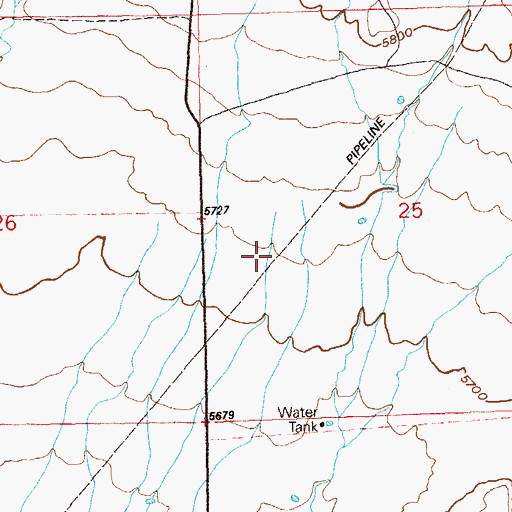 Topographic Map of G M G Mine, CO