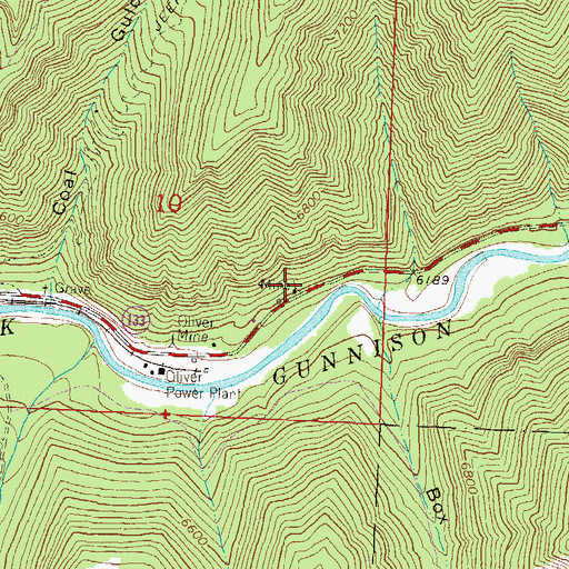 Topographic Map of Axelson Mine, CO