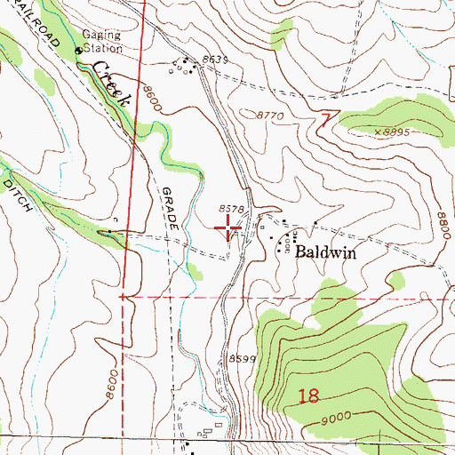 Topographic Map of Alpine Mine, CO