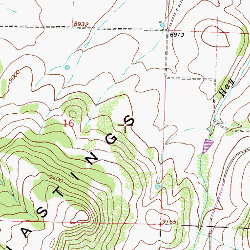 Topographic Map of A1 Mine, CO