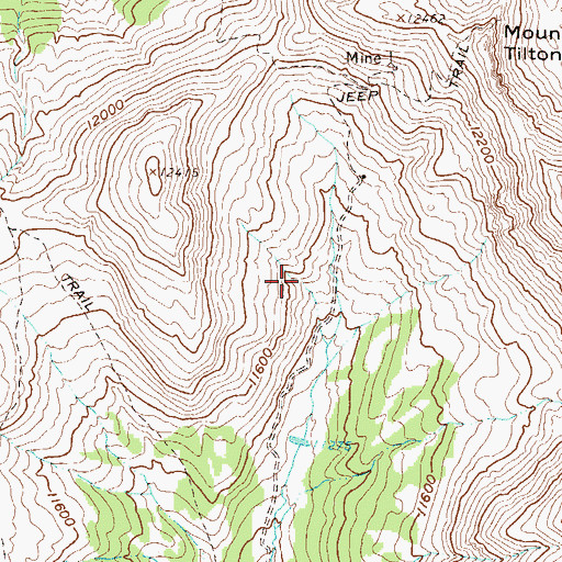 Topographic Map of Climax Mine, CO