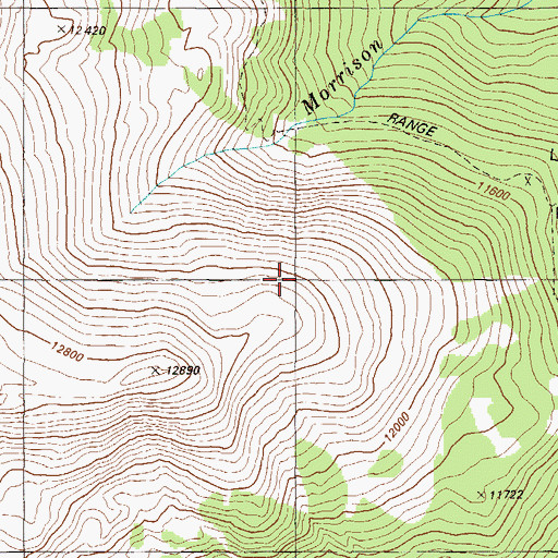 Topographic Map of Tamarack Mine, CO