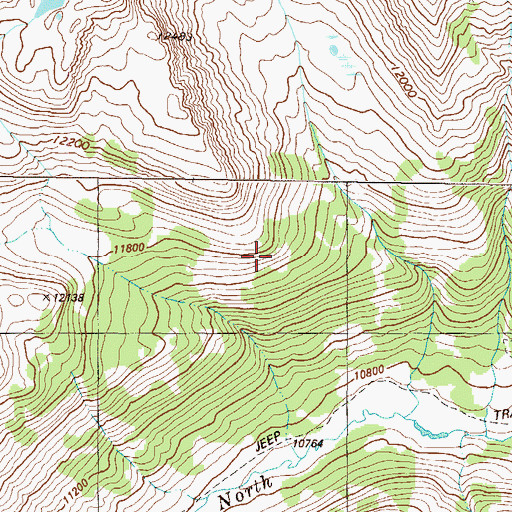 Topographic Map of Tasmania Mine, CO