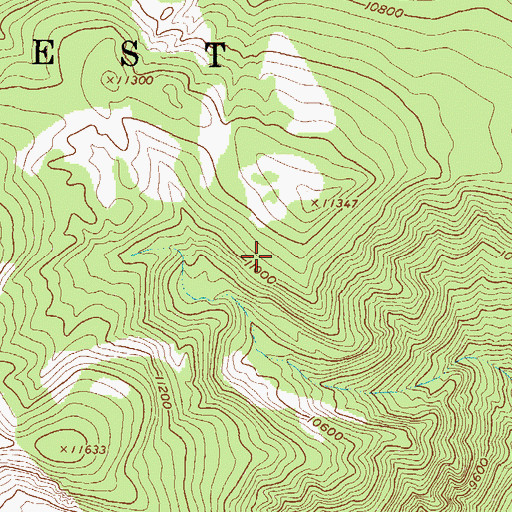 Topographic Map of Rosebud Group Mine, CO