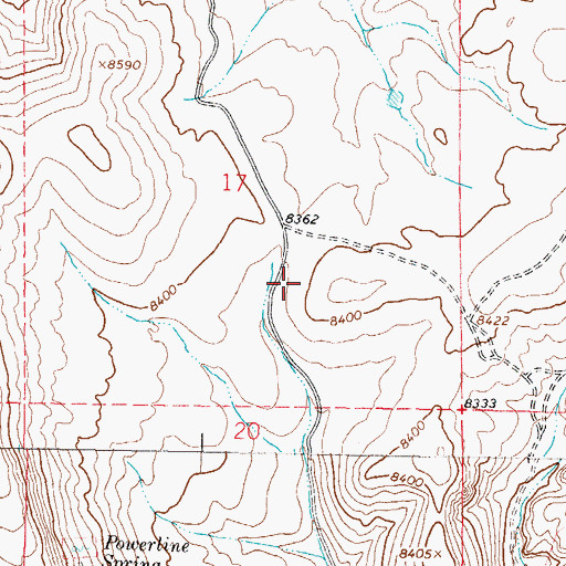 Topographic Map of Opportunity Group Mine, CO
