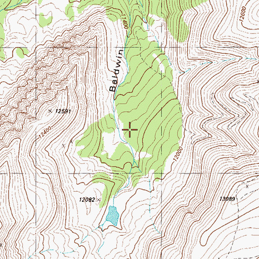Topographic Map of Tilden Mine, CO