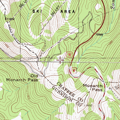 Topographic Map of Josephine Number One Quarry, CO