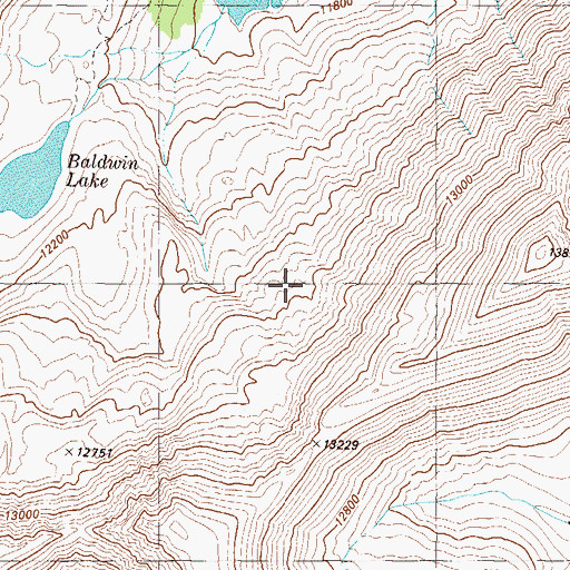 Topographic Map of Mary Murphy Mine, CO