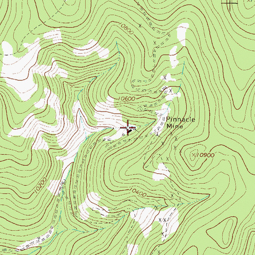 Topographic Map of Pitch Mine, CO