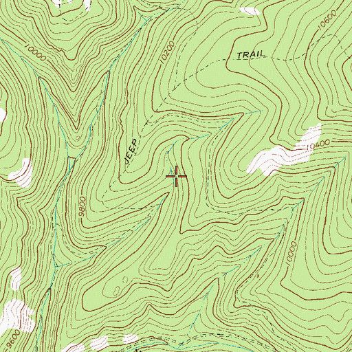 Topographic Map of Little Indian Number Six Mine, CO