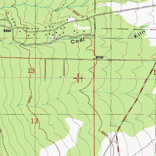 Topographic Map of Futurity Mine, CO