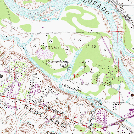 Topographic Map of Connecticut Lake, CO