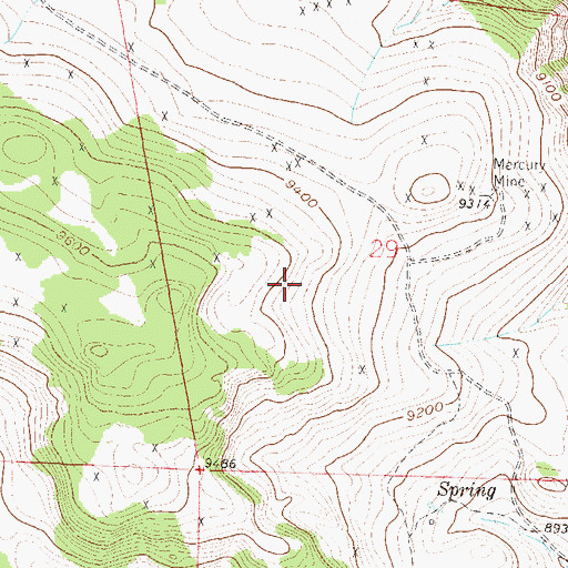 Topographic Map of Elisha Group Mine, CO