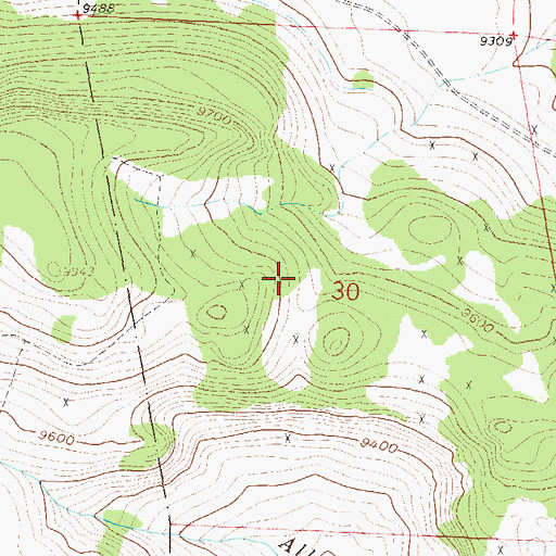 Topographic Map of La Rue Number Two Mine, CO