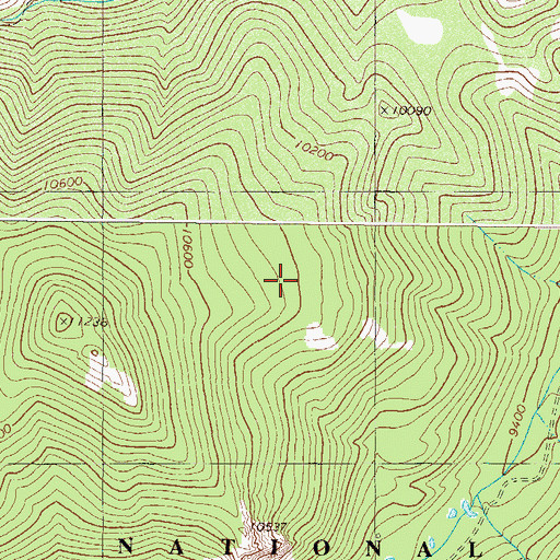 Topographic Map of Kismuth Mine, CO