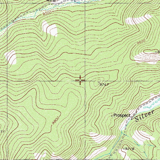 Topographic Map of Bonita Group Mine, CO