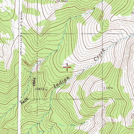 Topographic Map of Erie Number Twenty-eight Mine, CO
