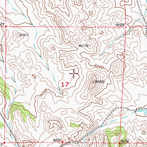 Topographic Map of Balfour Mines, CO