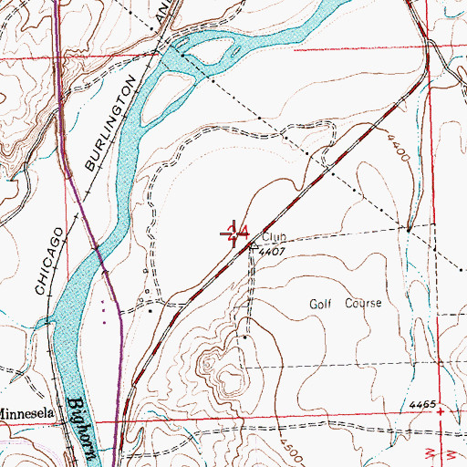 Topographic Map of Talovich Mine, WY