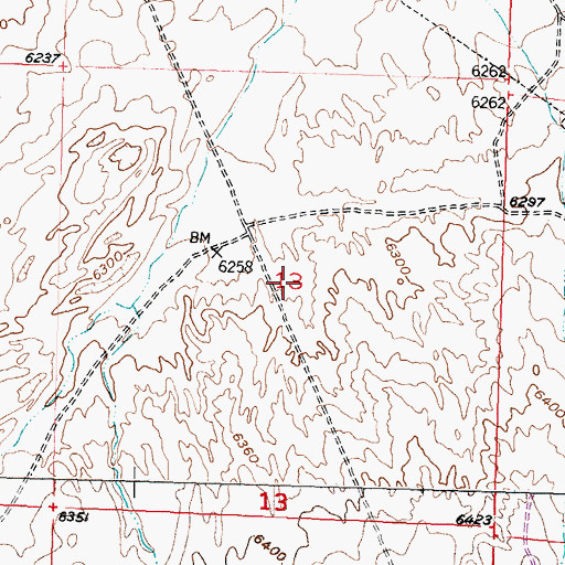 Topographic Map of Windy Kay Number Nine Mine, WY