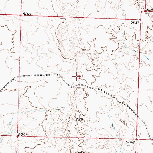 Topographic Map of H G F Number Seven Mine, WY