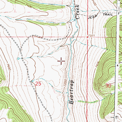 Topographic Map of Mayworth Number One Mine, WY