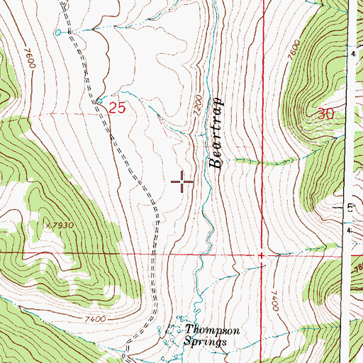 Topographic Map of Mayworth Number Nine Mine, WY