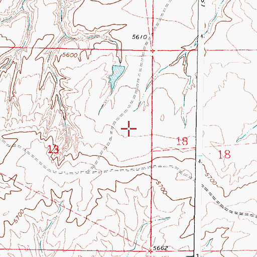 Topographic Map of Hemingway Number Twenty-five Mine, WY