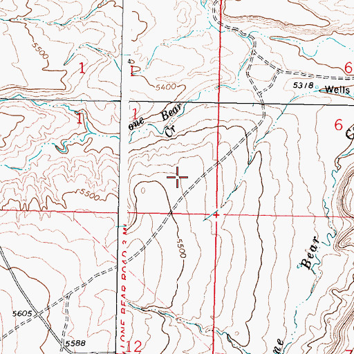 Topographic Map of Kidd Ranch Number Twenty-five Mine, WY