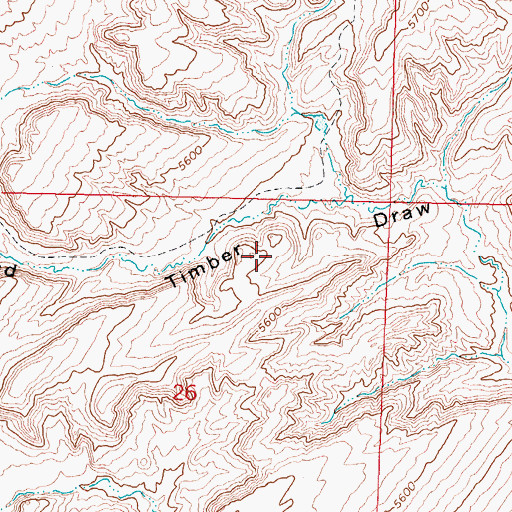 Topographic Map of Kidd Ranch Mine, WY
